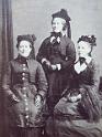 ABk24-Elsworth Sisters, daughters of John and Mary (nee Cockshott) Elsworth. Margaret Armistead and Catherine Wrathall. Right Miss Lancaster